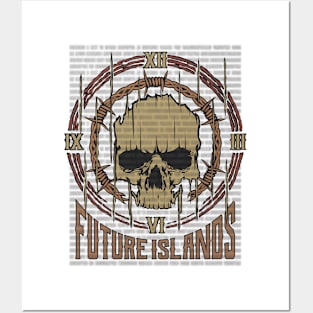 Future Islands Vintage Skull Posters and Art